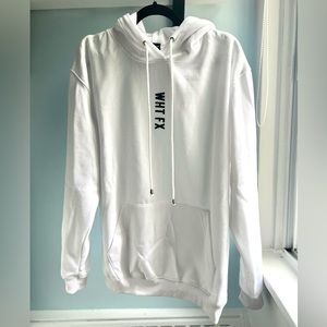 WTFX All In Oversized Hoodie White